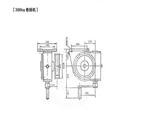 300KG卷?yè)P(yáng)機(jī)